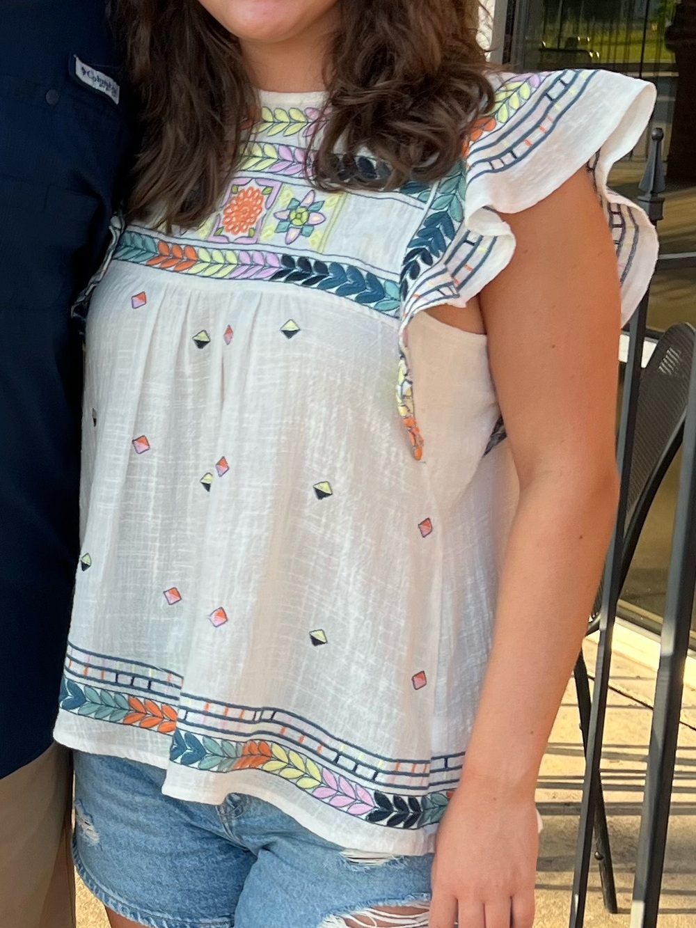 Embroidered Peasant Blouse
